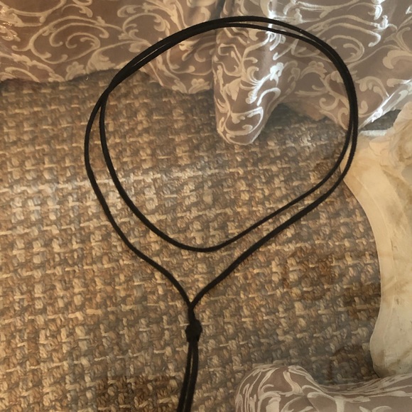 White House Black Market Suede Necklace - Picture 2 of 3